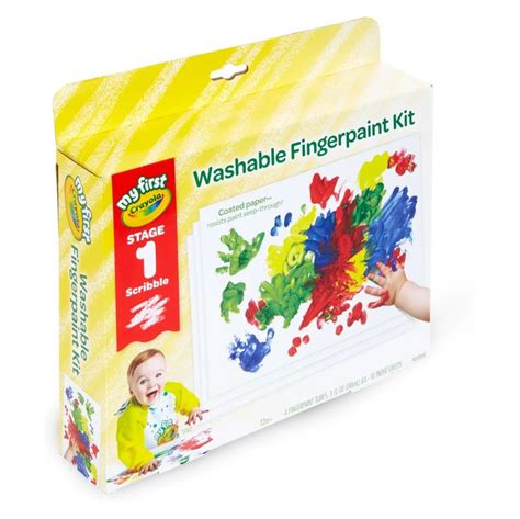 for girls finger paint|Crayola Stage 1 Washable Fingerpaint Kit